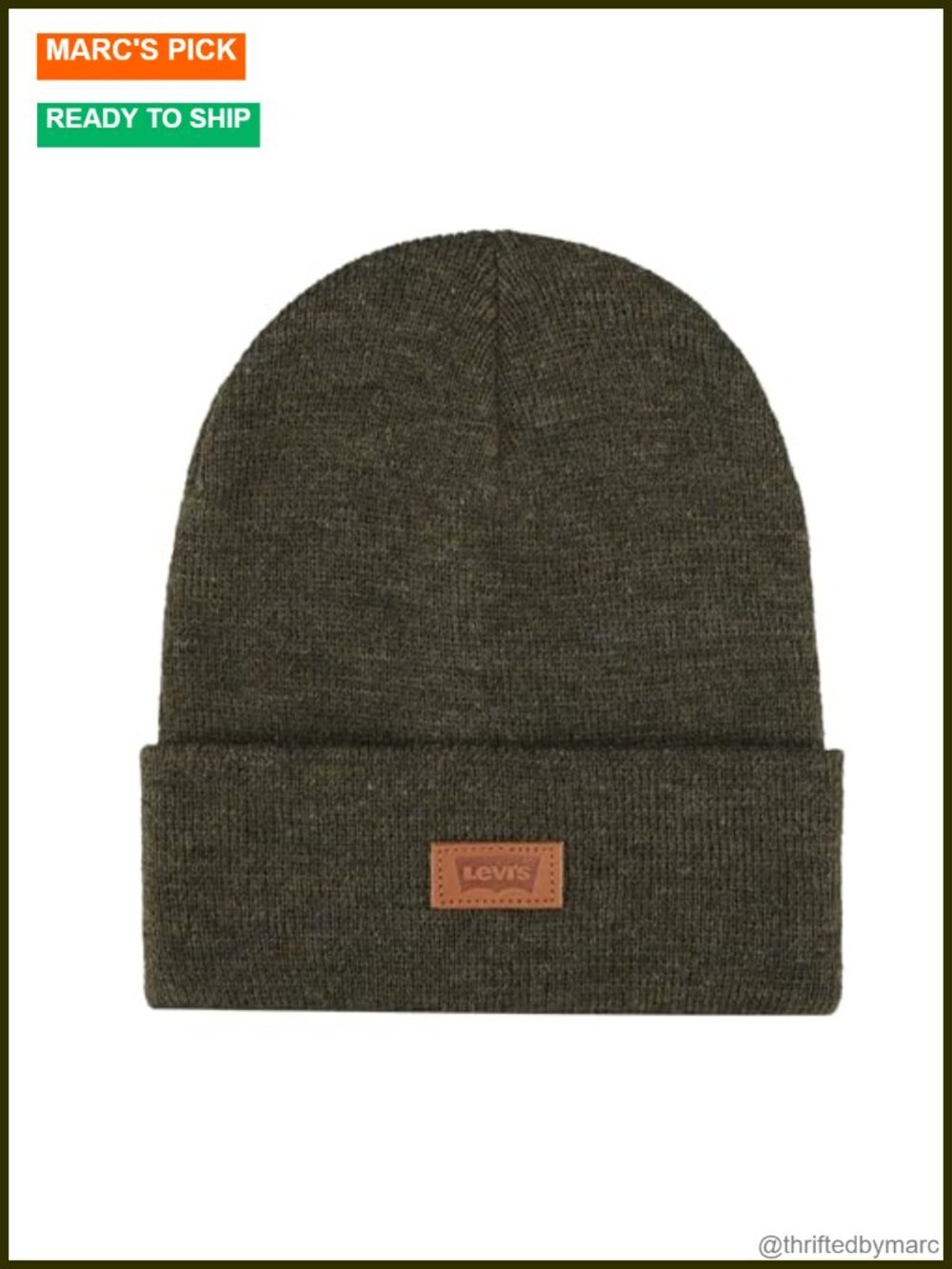 Soft Knit Cuffed Beanie with Adjustable Fit - Warm Winter Hat